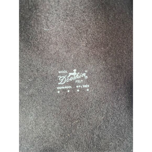 Vintage Mod 50s 60s Brown Felt Pill Box Hat - Picture 8 of 8